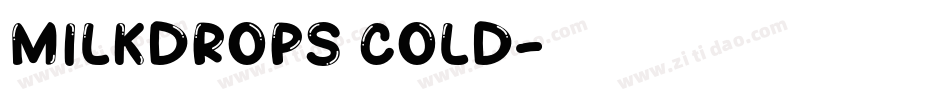 Milkdrops cold字体转换